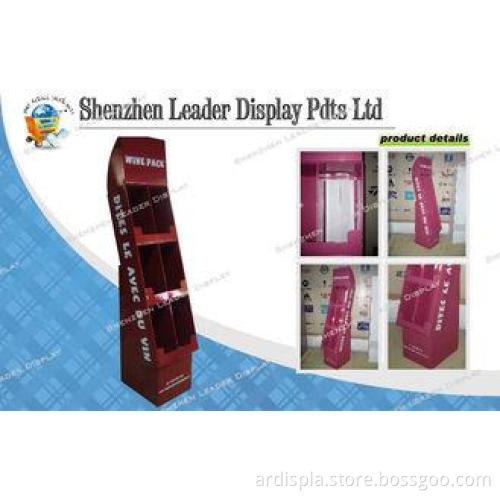Three Tier Heavy Duty Corrugated Cardboard Floor Display St